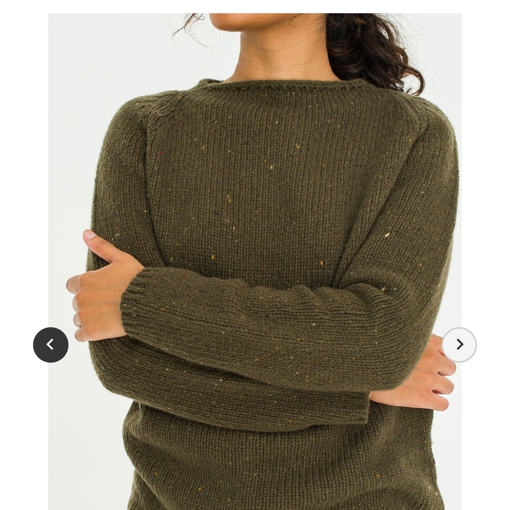 Olive Green Women's Sweater